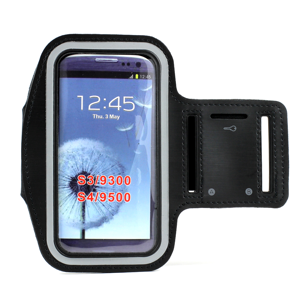 Samsung Galaxy S4 S3 Sports Armband (Black)